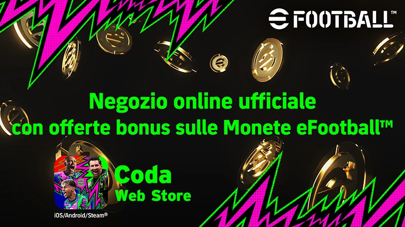 Negozio online ufficiale con offerte bonus sulle Monete eFootball™