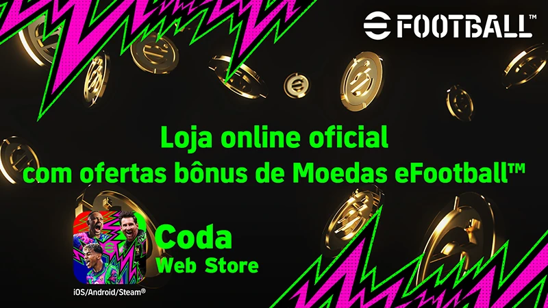 Loja online oficial com ofertas bônus de Moedas eFootball™