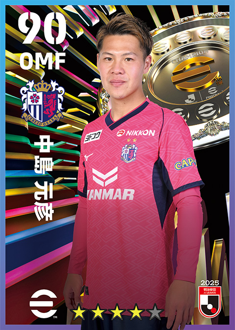 中島 元彦選手